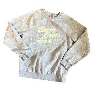 Stoney Clover Lane x Target Sweatshirt Pastel Logo Gray XS